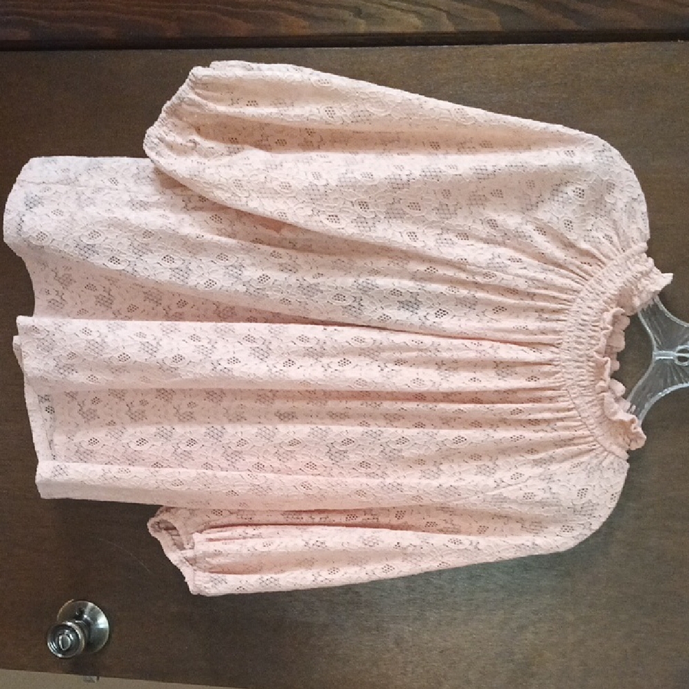 We Wore What Lace Top